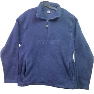 Old Navy Womens Extra Large Fleece Pullover Quarter Zip‎ Spell Out Outdoors